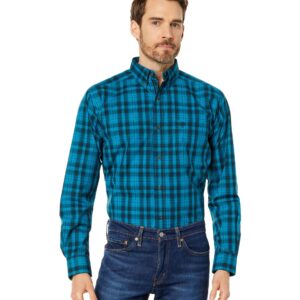 Ariat Men's Pro Series Fitted Kingston Shirt Blue L