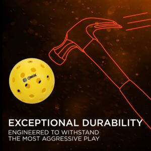 ONIX Graphite Z5 Pickleball Paddle & Pure 2 Outdoor Pickleball Balls (6-Pack) Specifically Designed and Optimized for Pickleball