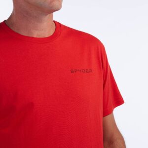 Spyder Men's Gate S/S Basic Tee, Red, XXL