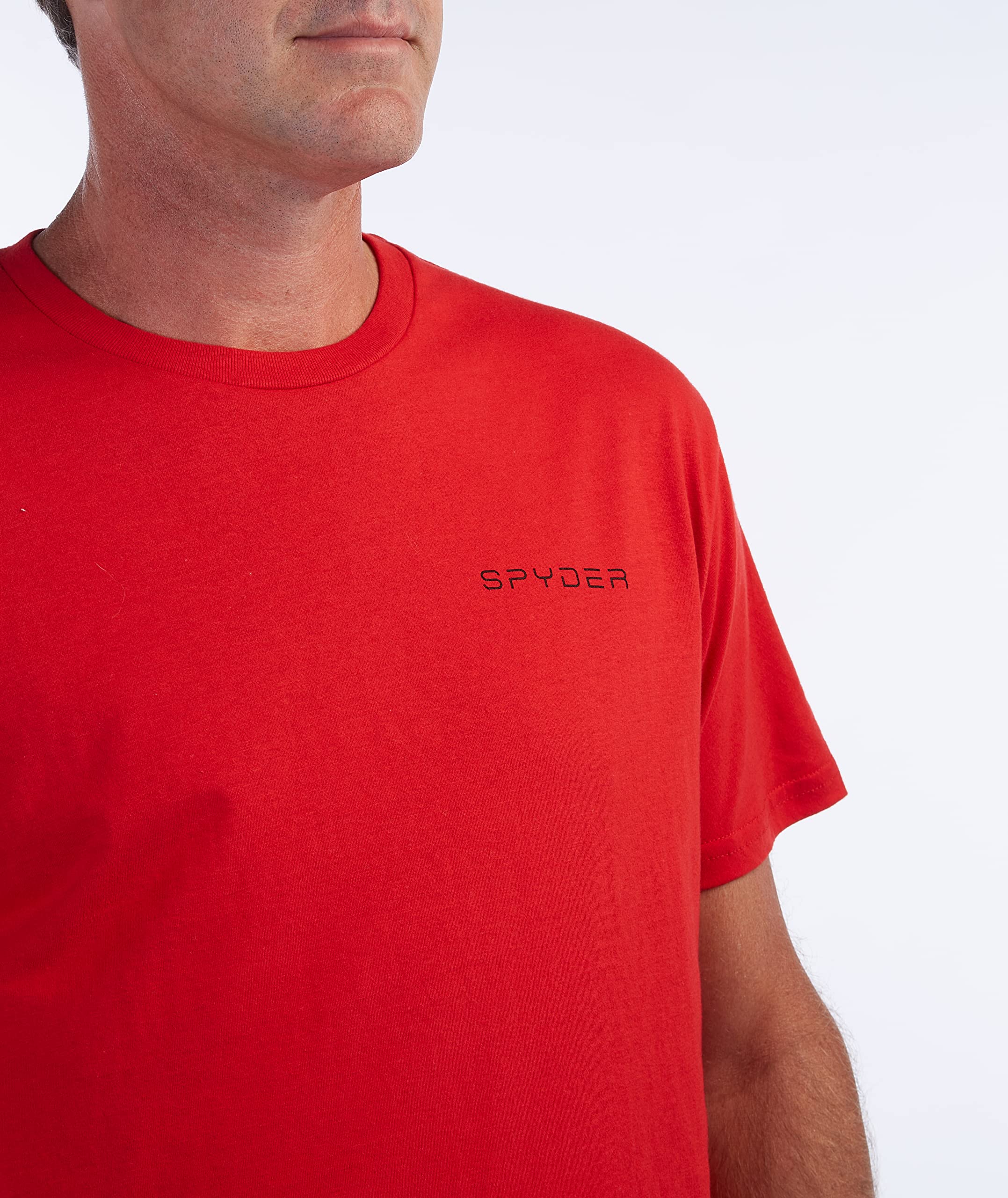 Spyder Men's Gate S/S Basic Tee, Red, XXL