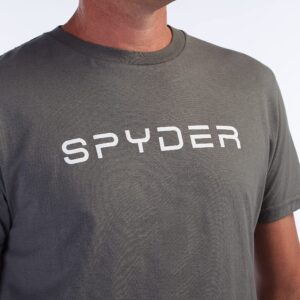 Spyder Mens Slalom Short Sleeve T-Shirt Charcoal