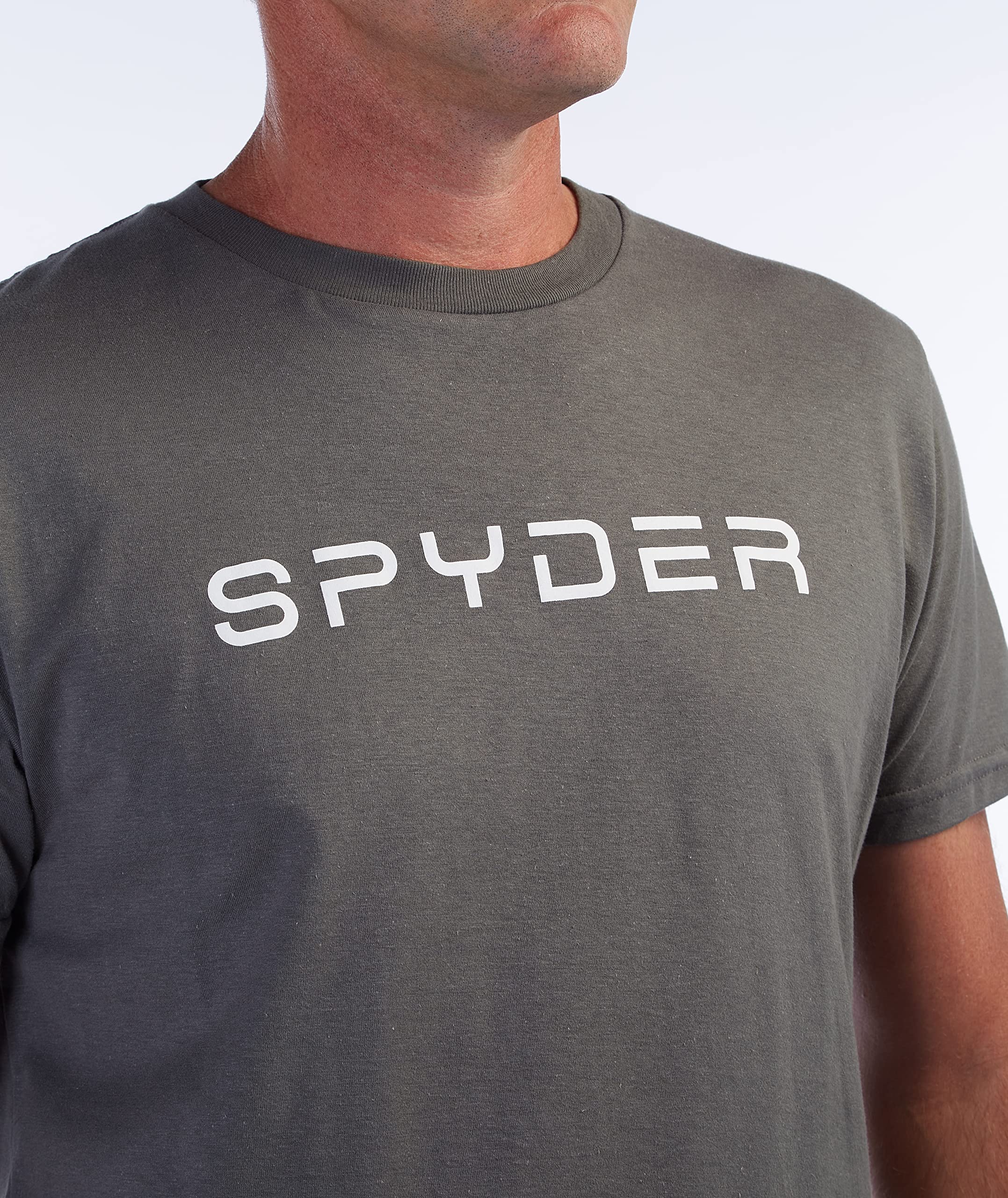 Spyder Mens Slalom Short Sleeve T-Shirt Charcoal