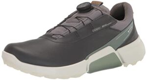 ecco men's biom hybrid 4 boa gore-tex waterproof, magnet/frosty green, 11-11.5