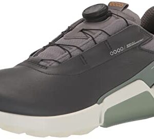 ECCO Men's BIOM HYBRID 4 BOA GORE-TEX WATERPROOF, MAGNET/FROSTY GREEN, 11-11.5