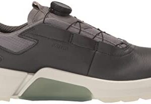 ECCO Men's BIOM HYBRID 4 BOA GORE-TEX WATERPROOF, MAGNET/FROSTY GREEN, 11-11.5