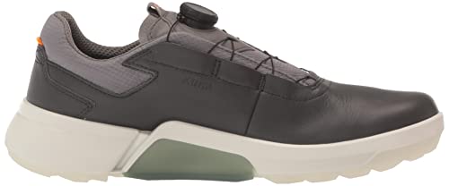 ECCO Men's BIOM HYBRID 4 BOA GORE-TEX WATERPROOF, MAGNET/FROSTY GREEN, 11-11.5