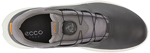 ECCO Men's BIOM HYBRID 4 BOA GORE-TEX WATERPROOF, MAGNET/FROSTY GREEN, 11-11.5