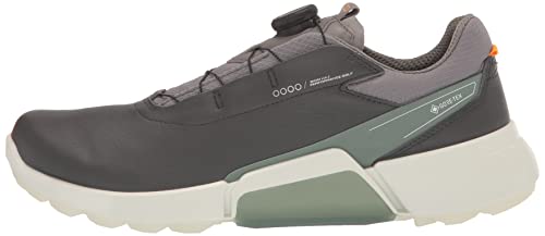 ECCO Men's BIOM HYBRID 4 BOA GORE-TEX WATERPROOF, MAGNET/FROSTY GREEN, 11-11.5