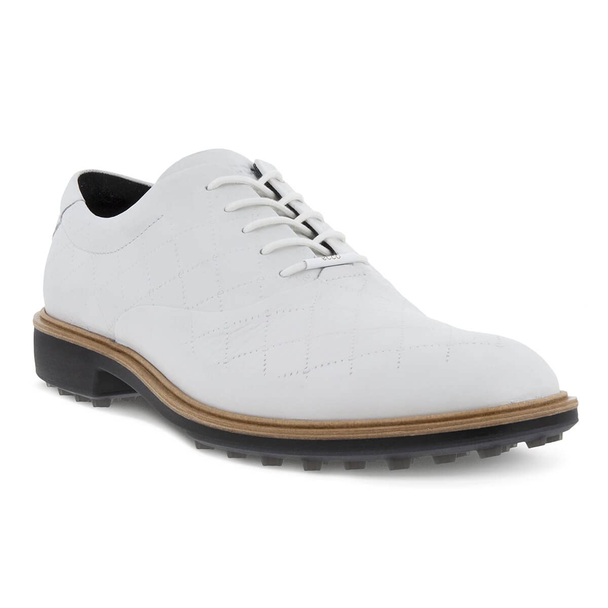 ECCO Men's Classic Hybrid Hydromax Waterproof Golf Shoe, White, 9-9.5