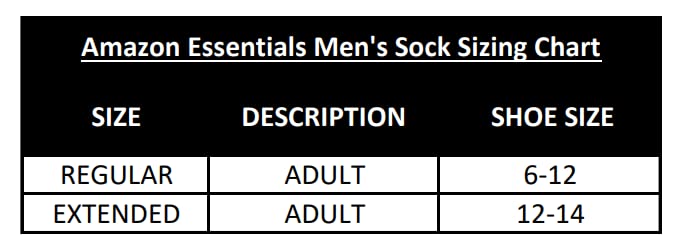 Amazon Essentials Men's Performance Zone Cushion Athletic Tab Socks, 6 Pairs, Black/White, 6-12