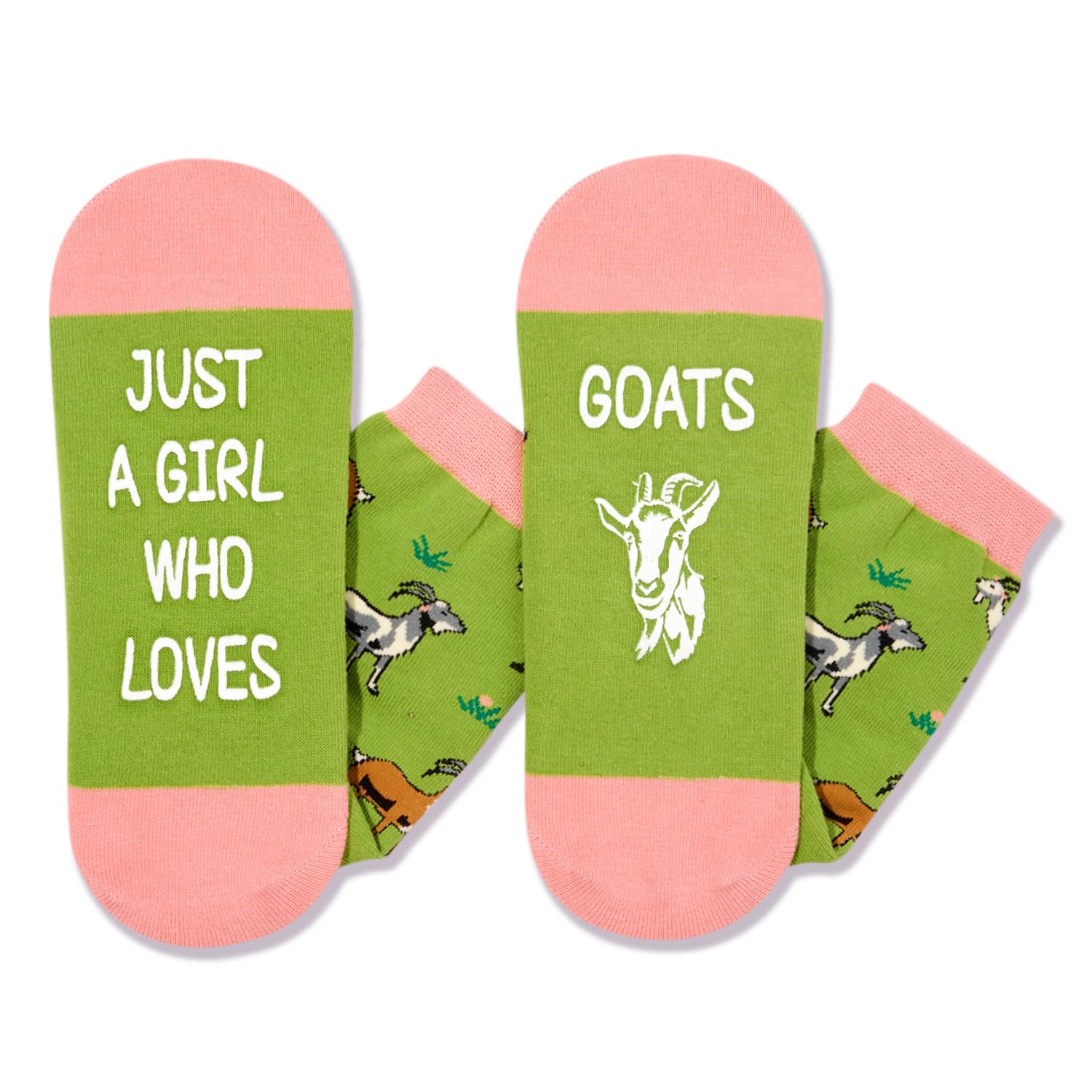 Zmart Funny Goat Gifts for Goat Lovers Women Goats Gifts, Goat Socks For Women Sheep Socks Farm Animal Socks Goat Stuff