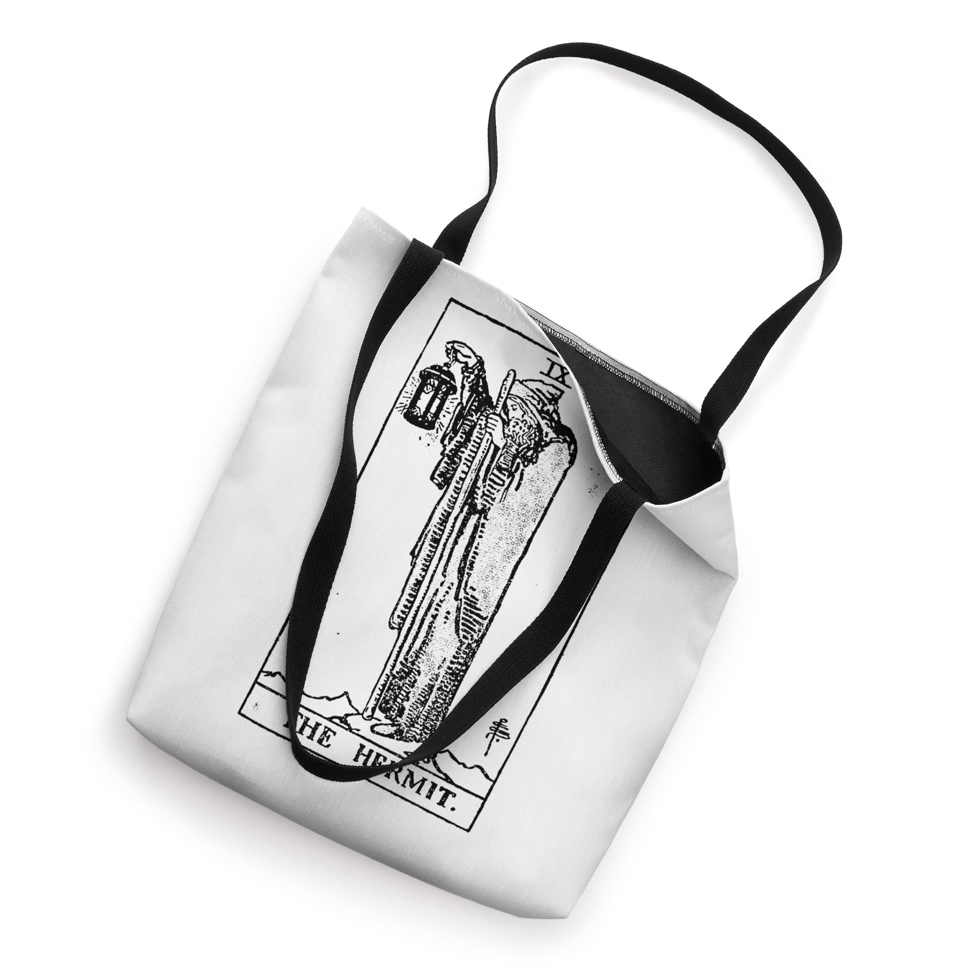 The Hermit Tarot Card Tote Bag