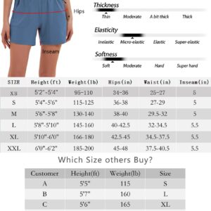 Nomolen Women's 5" Hiking Cargo Shorts Quick Dry Lightweight Athletic Outdoor Shorts for Workout with Zipper Pockets UPF 50+