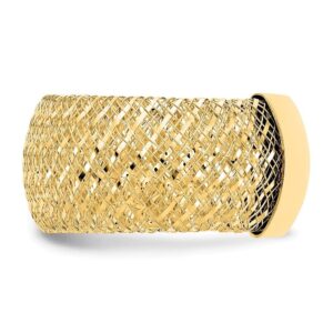 Diamond2Deal 14k Yellow Gold Stretch Ring