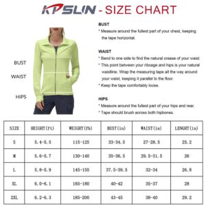 Women's UPF 50+ UV Sun Protection Clothing Long Sleeve Athletic Hiking Shirts Lightweight SPF Zip Up Outdoor Jacket(Green,XL)