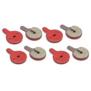 4 Pairs Bicycle Disc Brake Pads, Semi Metal Brake Disc Rotor Pad for Bb5 M446 Electric Bike Disc Brake Pad Resin Mountain Bike