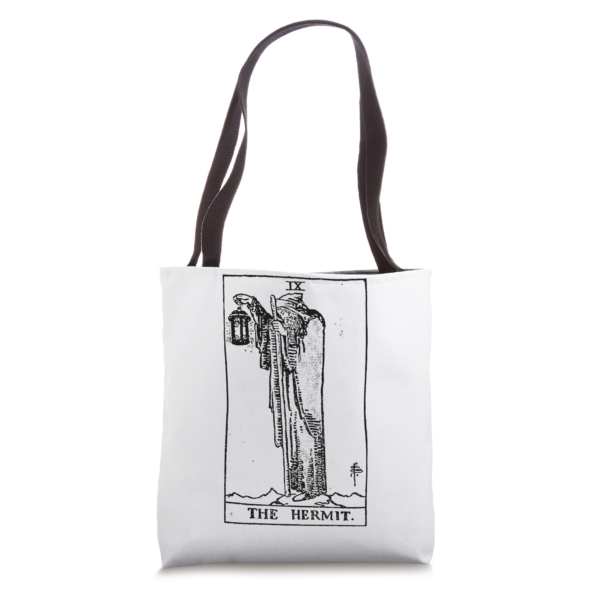 The Hermit Tarot Card Tote Bag