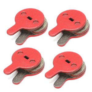 4 pairs bicycle disc brake pads, semi metal brake disc rotor pad for bb5 m446 electric bike disc brake pad resin mountain bike