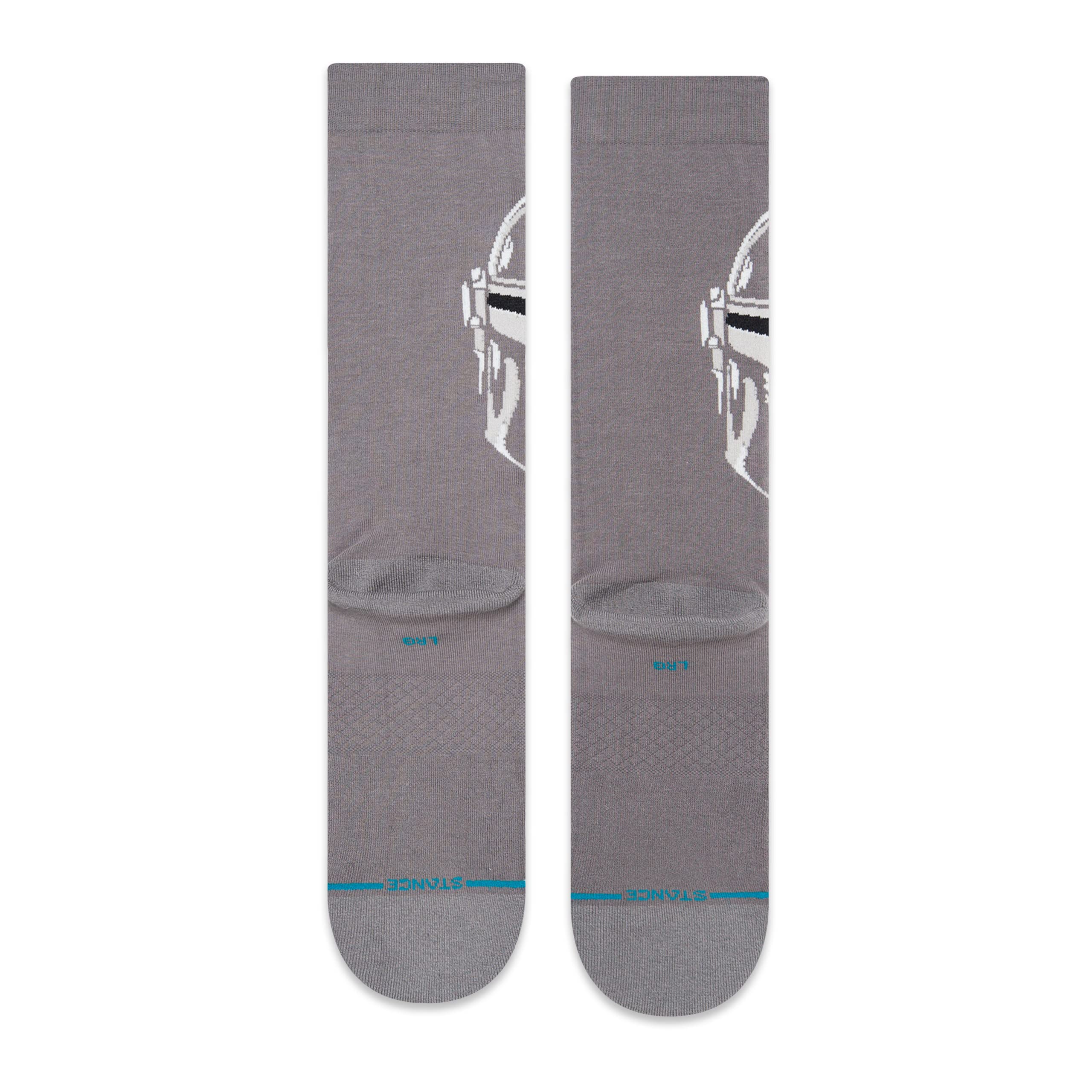 Stance Mando Crew Socks (Large, Grey)