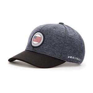 pga tour men's americana golf cap, caviar heather