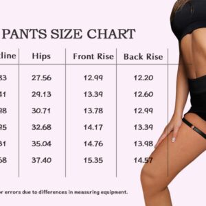 BZB Womens Booty Shorts Trendy High Waisted Yoga Hot Pants Festival Garter Clubwear Pole Dance Shorts Wine Red