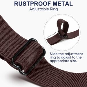 TOURZOO Belts for Women/Men Buckle Free Elastic Belt Invisible No Buckle Stretch Waist Belt For Jean Pants,Dresses,No Bulge