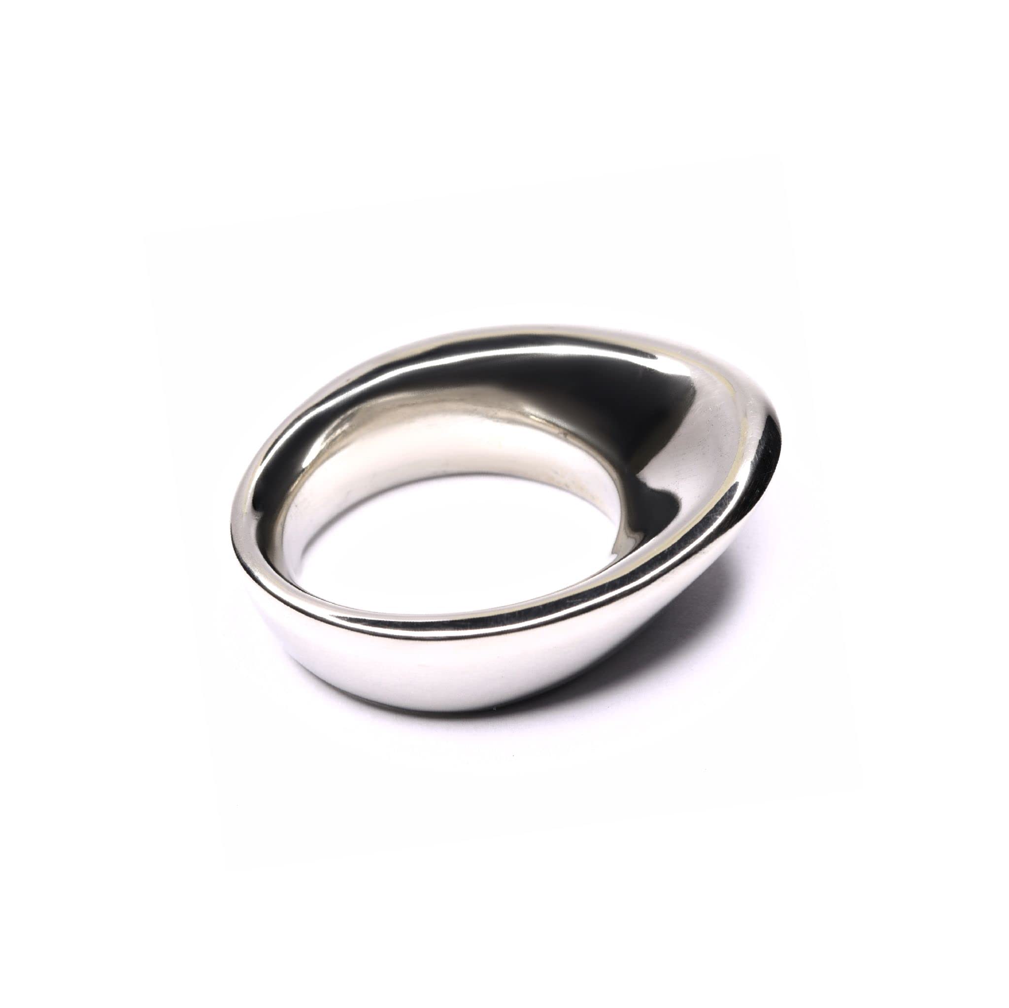 Vermil Lantern Silver Plus Thumb Ring (20x23 mm)