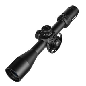 SPINA OPTICS 4-16X44 Rifle Scope First Focal Plane FFP Hunting 4-16 Riflescopes with 20mm Scope Rings,Throw Lever,Lens Cover