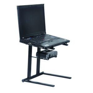 Strong Hold DJ Laptop Stand,Foldable,Quick Setup,Light Weight,with Sub Tray,with Carry Bag(SH-LS400)