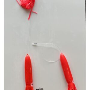 Reel Draggin' Tackle Blue Water Large Squid Daisy Chain (13 Inch Pink Squid)