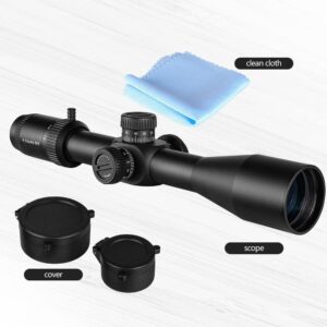 SPINA OPTICS 4-16X44 Rifle Scope First Focal Plane FFP Hunting 4-16 Riflescopes with 20mm Scope Rings,Throw Lever,Lens Cover