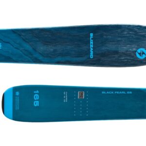 Blizzard Women's 8A227500001 Black Pearl 88 All-Mountain Freeride Lightweight Blue Skis (Bindings Not Included), Size 159