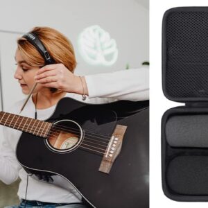 Aenllosi Hard Carrying Case Compatible with SM7B/MV7 SM7dB Vocal Dynamic Microphone for Broadcast (SM7B/MV7/ SM7dB)