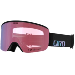 Giro Ella Ski Goggles - Snowboard Goggles for Women - Black Chroma Dot Strap with Vivid Pink/Vivid Infrared Lenses