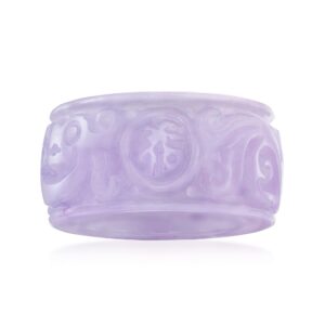 Ross-Simons Lavender Jade "Good Fortune" Ring. Size 7