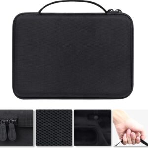 Aenllosi Hard Carrying Case Compatible with SM7B/MV7 SM7dB Vocal Dynamic Microphone for Broadcast (SM7B/MV7/ SM7dB)