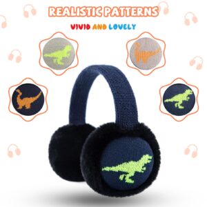 XIAOHAWANG Kids Boy Warm Earmuffs for Children Girl Winter Ear Muffs Cold Weather Ear Warmer(C-Black Yellow)