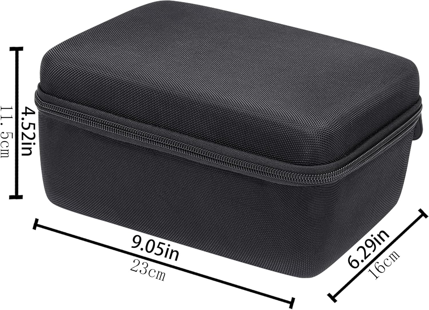 Aenllosi Hard Carrying Case Compatible with SM7B/MV7 SM7dB Vocal Dynamic Microphone for Broadcast (SM7B/MV7/ SM7dB)