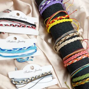 COLOYAN 24 Pieces String Bracelets for Women Adjustable Waterproof Boho Rope Bracelets Wave Surfer Friendship Bracelets Summer Beach Anklets Jewelry