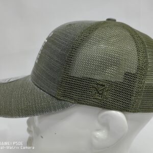 Adjusted Size Washed Cap Closure Popular Fitted Style .100% Cotton 100% Polyester. No Logo. Bottle Green/Green