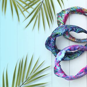 Lilly Pulitzer Colorful Knotted Headband, Slim Satin Headband, Cute Hair Accessories for Women and Girls, Lil Earned Stripes