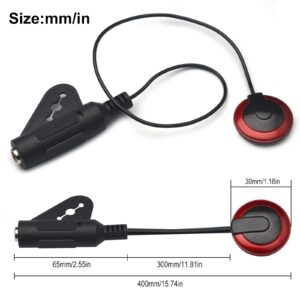 SAPHUE 2Pcs Contact Microphone Piezo Pickup for guitar Mandolin Ukulele Violin Banjo