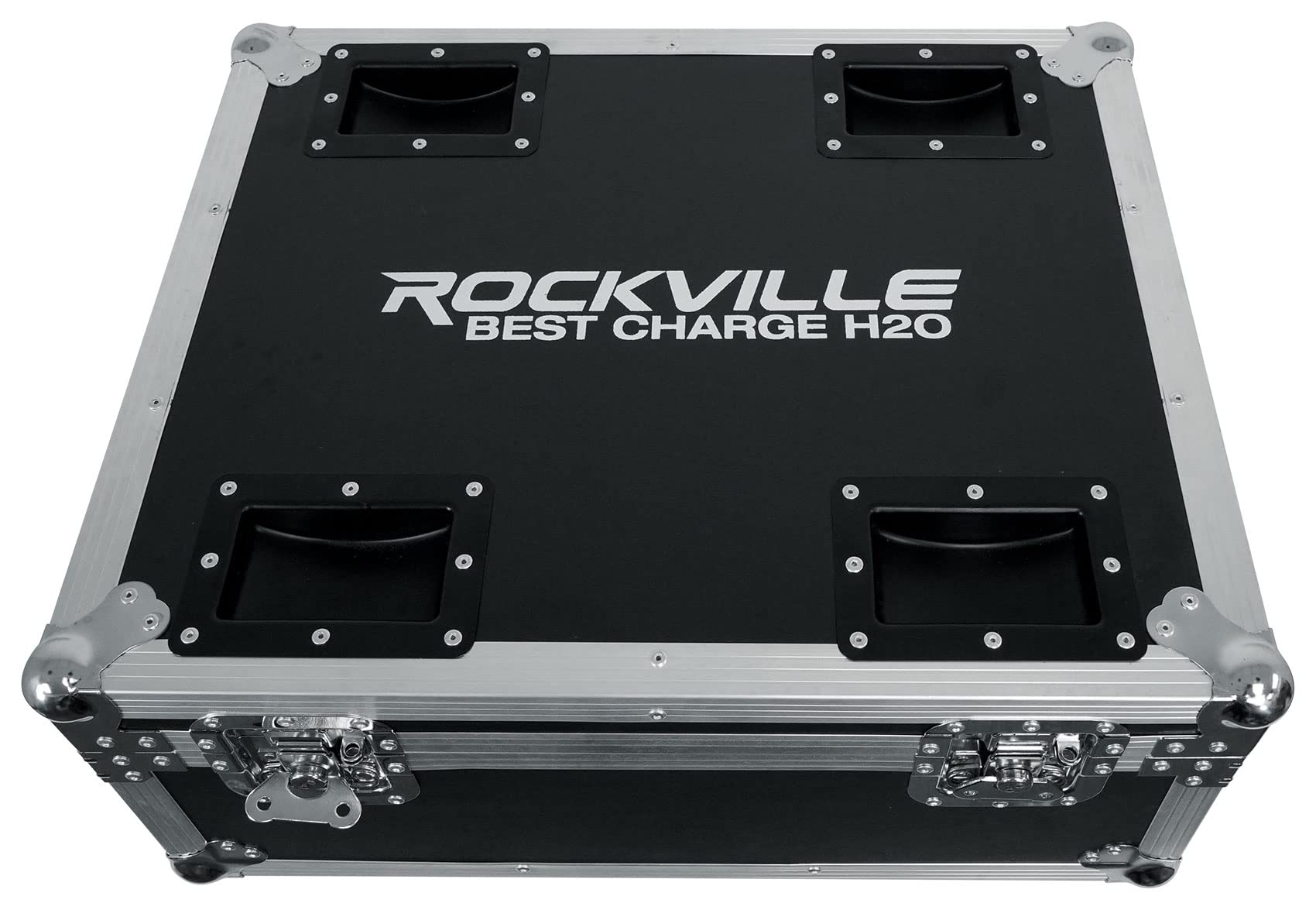 Rockville Best Pack H2O (6) Water Resistant Battery Par DJ Lights+Charge Case