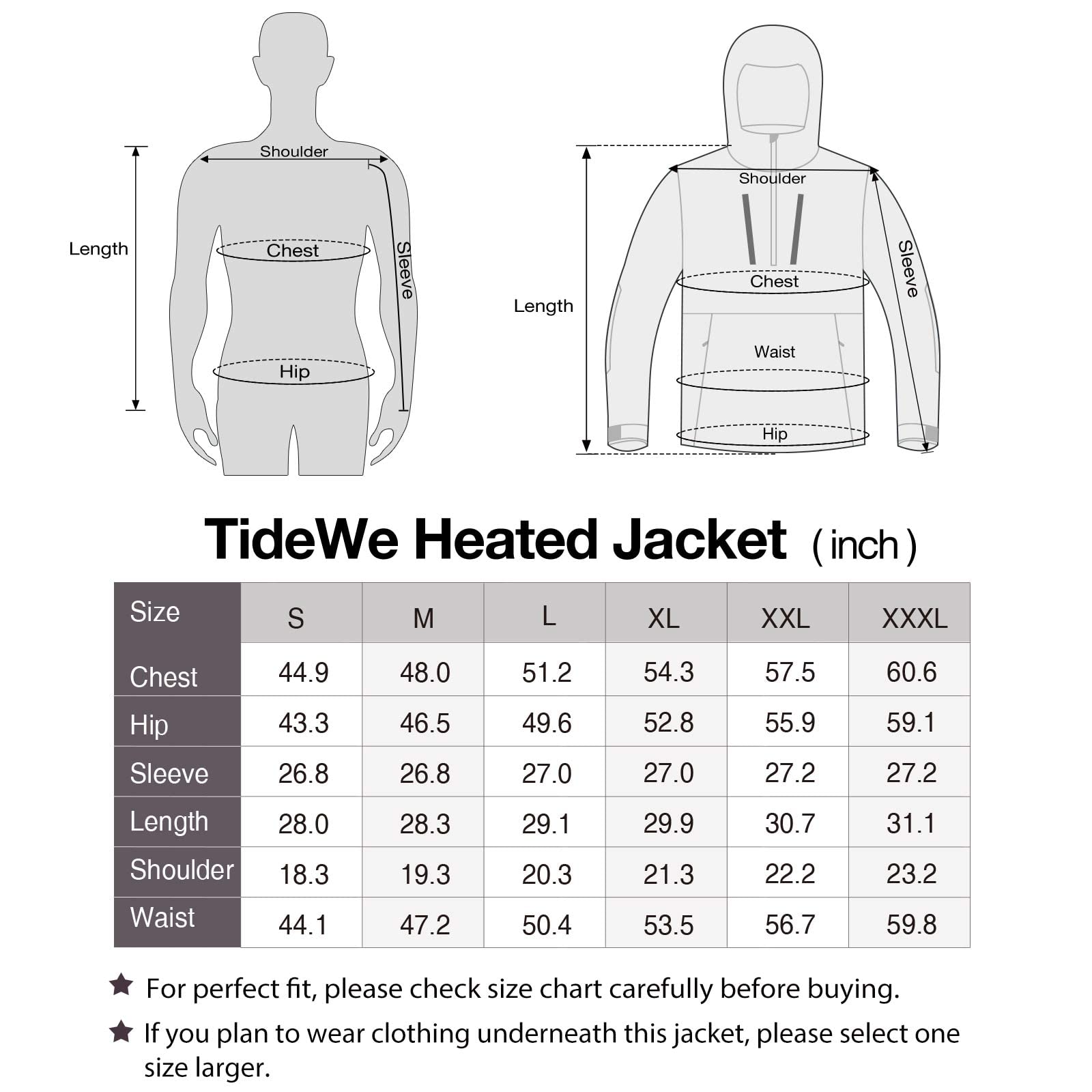 TIDEWE Men’s Heated Jacket with Battery Pack, Coral-Fleece Lining, Waterproof 1/2 Zip Jacket for Hunting (Veil Avayde Camo, Size M)