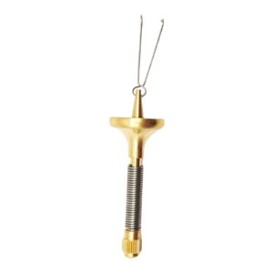 B Baosity Bobbin Threader Fly Tying Equipment Portable Fly Fishing Accessories Brass Hair Stackers Fly Tying Tool Fly Tying Bobbin for Fishing, Dubbing Twisting