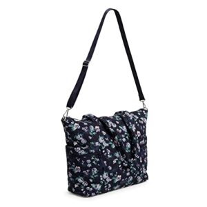 Vera Bradley Women's Performance Twill Large Multi-Strap Tote Bag, Navy Garden, One Size