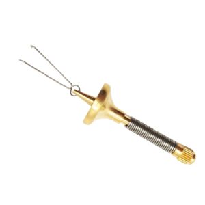 b baosity bobbin threader fly tying equipment portable fly fishing accessories brass hair stackers fly tying tool fly tying bobbin for fishing, dubbing twisting