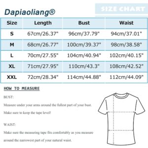 Dapiaoliang Lake Tshirts for Women Graphic Tees Outdoor Casual Round Neck Short Sleeve T-Shirt Cute Beach Shirts Ink Blue, Large