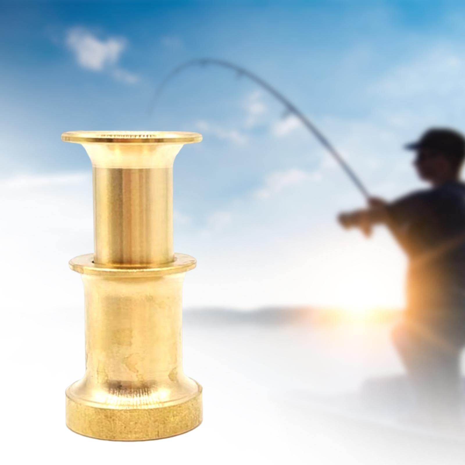 Menolana Fishing Tools Portable Fly Tying Equipment for Fly Tying Vise Fly Fishing Accessories Brass Finisher Fly Tying Bobbin for Fishing, Small Hair Stackers