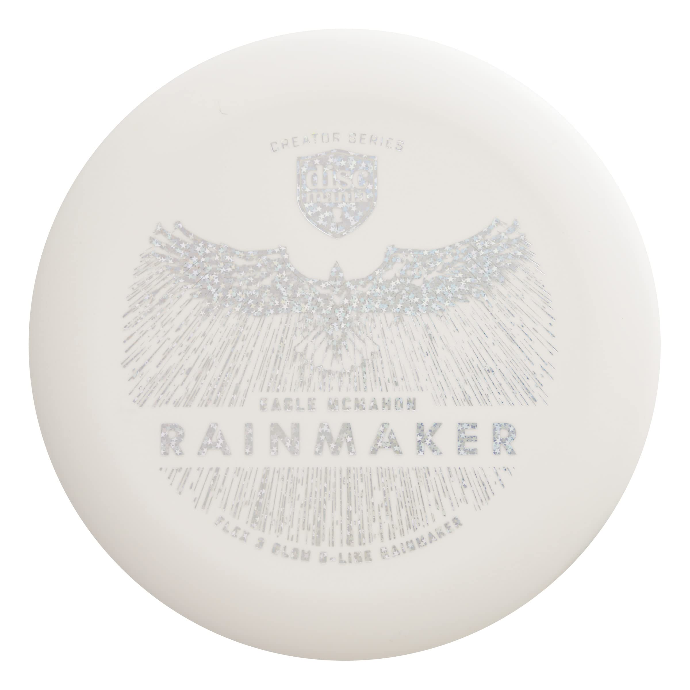 Discmania Eagle McMahon Rainmaker Glow D-Line Flex 3 Disc Golf Putter (Stamp Colors Will Vary) 173-176g